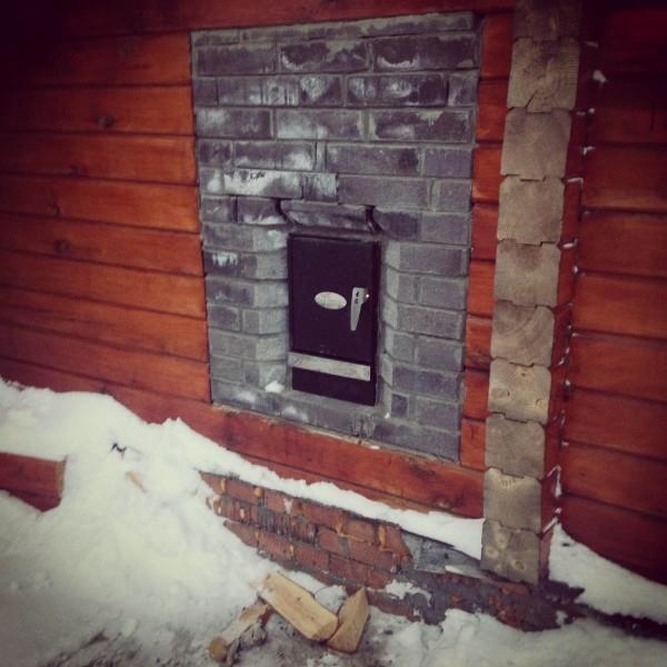 Как установить печь в бане