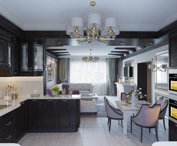 Интерьер кухни в таунхаусе (25+ фото): идеи, стили, рекомендации дизайнеров