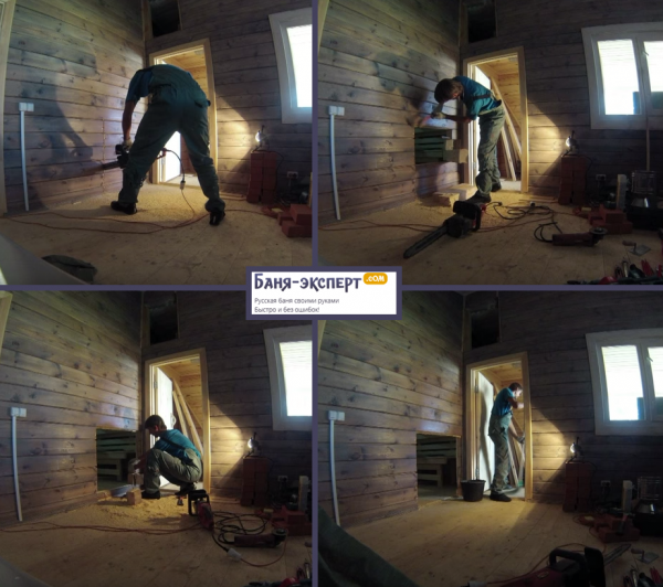 Как обложить металлическую печь кирпичом Как обложить металлическую печь кирпичом