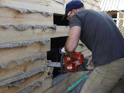 Окосячка в деревянном доме
Окосячка в деревянном доме