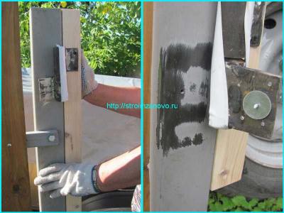  
Распашные ворота своими руками