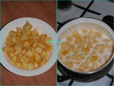  
Каша из тыквы с пшеном