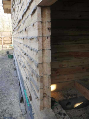 Окосячка в деревянном доме
Окосячка в деревянном доме