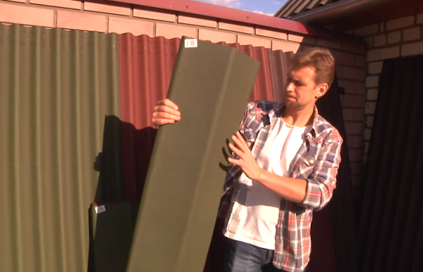 Покрытие крыши ондулином