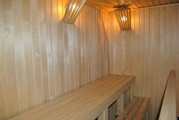 Обшивка бани внутри вагонкой