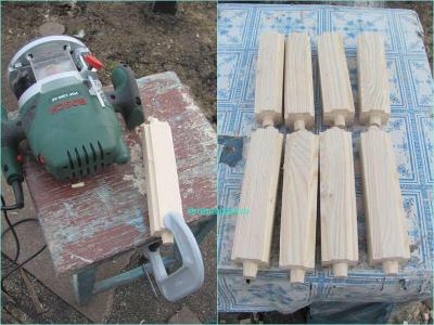  
Деревянное колесо