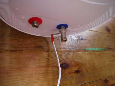 Подключение накопительного водонагревателя
Подключение накопительного водонагревателя