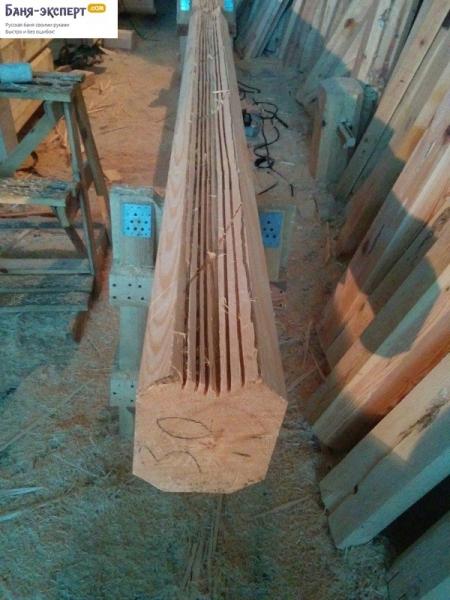 Норвежская рубка. Дома и бани из лафета