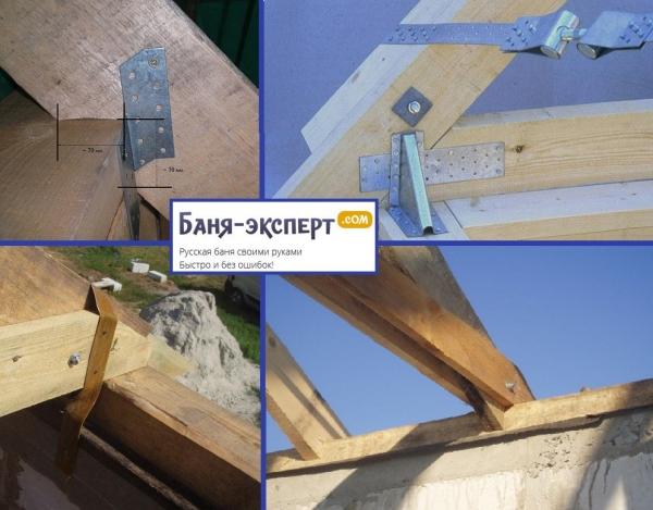 Как крепить стропила к мауэрлату Как крепить стропила к мауэрлату