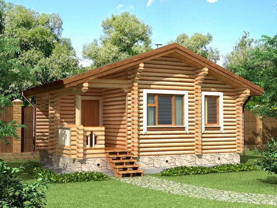 Проекты одноэтажных бань