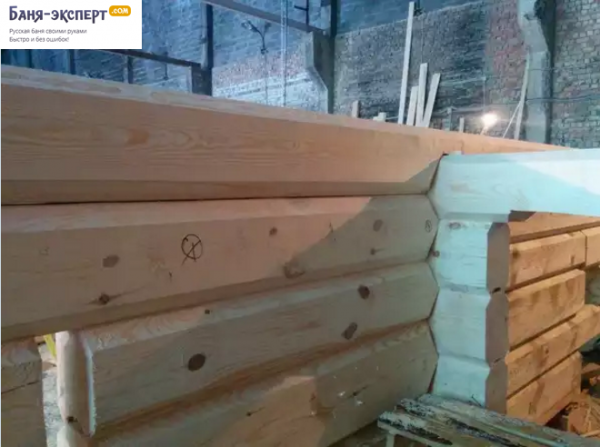 Норвежская рубка. Дома и бани из лафета