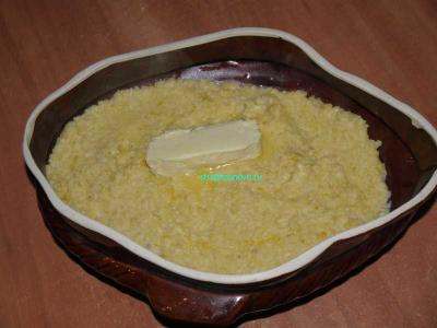  
Каша из тыквы с пшеном