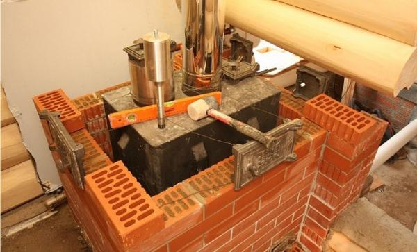 Как обложить металлическую печь кирпичом Как обложить металлическую печь кирпичом