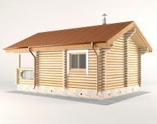 Проекты одноэтажных бань