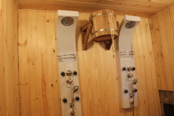 Обустройство бани внутри