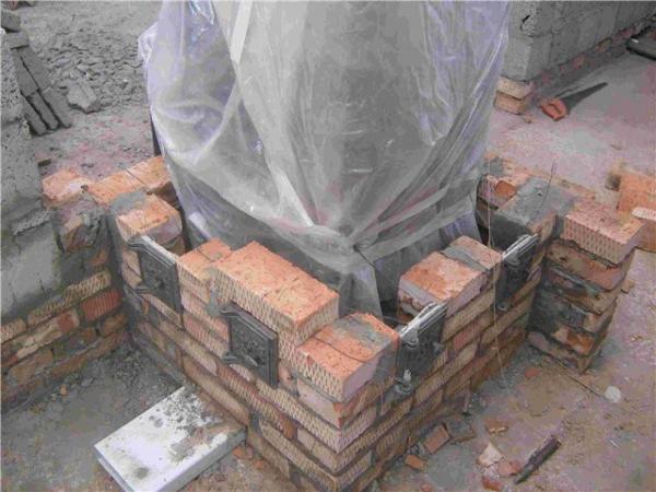 Как обложить металлическую печь кирпичом Как обложить металлическую печь кирпичом