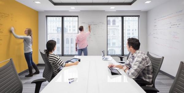 Отделка стен в офисе (фото): как создать продуктивную атмосферу Отделка стен в офисе (фото): как создать продуктивную атмосферу