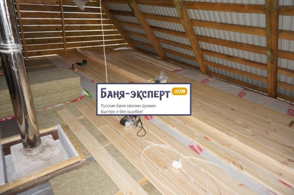 Как сделать потолок в парилке Как сделать потолок в парилке