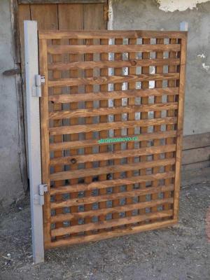 Деревянная калитка
Деревянная калитка