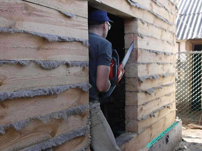 Окосячка в деревянном доме
Окосячка в деревянном доме
