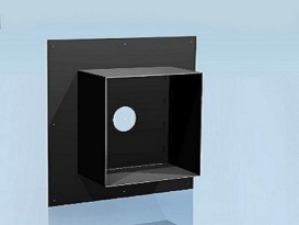 Проход трубы через потолок бани