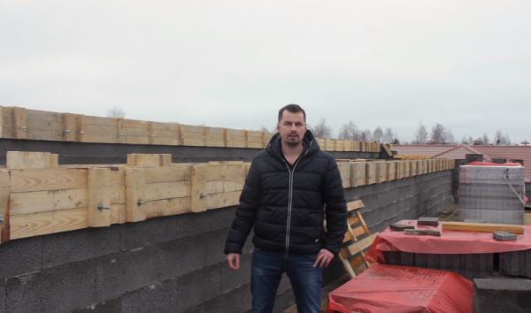 Как построить баню из керамзитных блоков