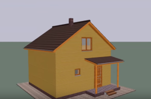 Проекты деревянных бань с мансардой Проекты деревянных бань с мансардой