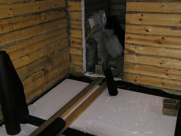 Пол в бане своими руками — пошаговое руководство