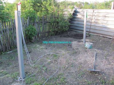  
Распашные ворота своими руками