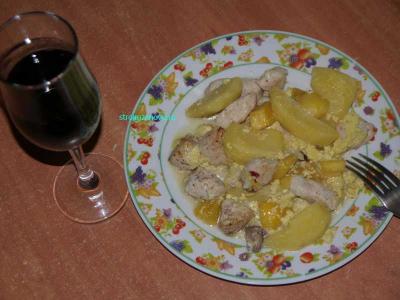  
Тыква с куриной грудкой