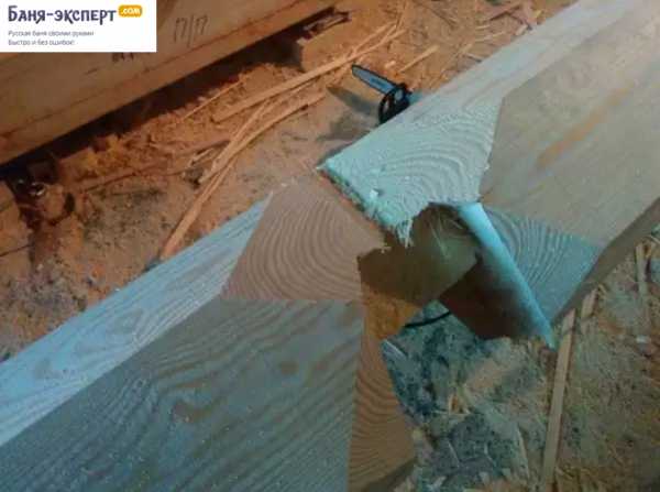 Норвежская рубка. Дома и бани из лафета