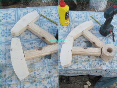  
Деревянное колесо