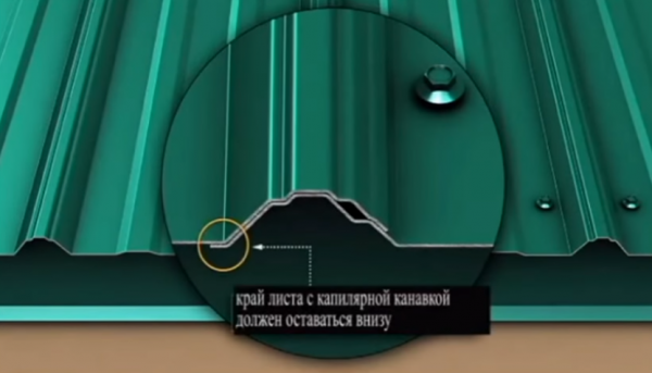 Правила монтажа профнастила на крышу