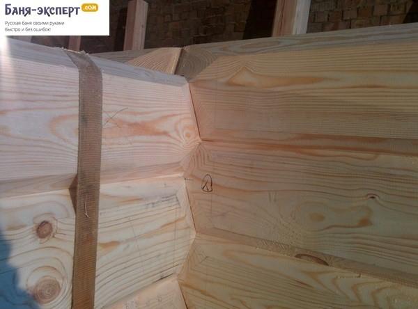 Норвежская рубка. Дома и бани из лафета