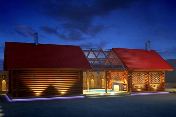 Проекты бань из профилированного бруса с верандой Проекты бань из профилированного бруса с верандой