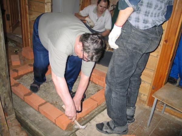 Как установить печь в бане Как установить печь в бане