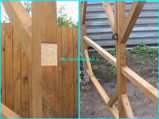  
Распашные ворота своими руками