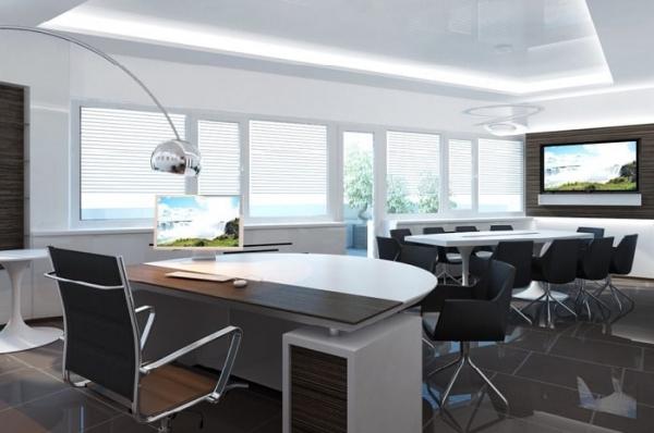 Дизайн офиса в современном стиле: цвета, декор, функциональность