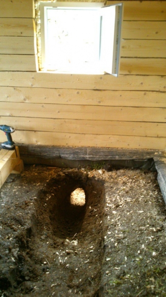 Продолжаем строительство бани весной Продолжаем строительство бани весной