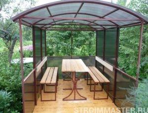 Строим скамейку из профильной трубы Строим скамейку из профильной трубы