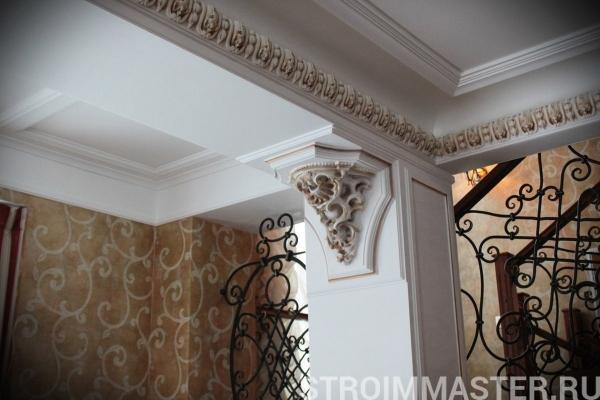 Патирование лепнины