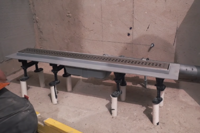 Слив для душевой кабины: устройство и установка своими руками