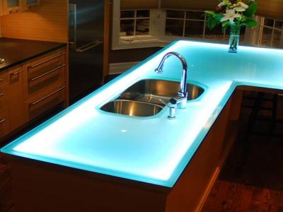 Подсветка шкафов на кухне и шкафов-купе светодиодной лентой Подсветка шкафов на кухне и шкафов-купе светодиодной лентой