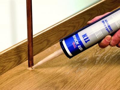 Мастика для ламината — после укладки, для полировки и швов