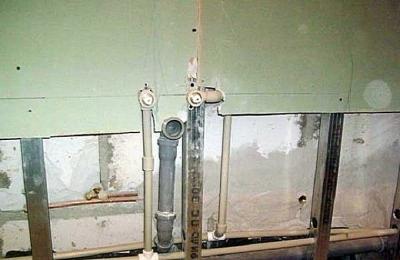 Плитка на гипсокартон в ванной