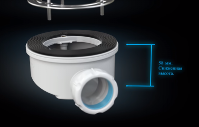 Слив для душевой кабины: устройство и установка своими руками