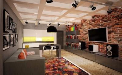 Дизайн однокомнатной квартиры 35 кв. м – фото, лучшие варианты планировок