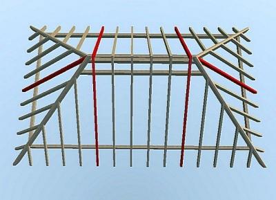 Стропильная система вальмовой крыши: калькулятор стропильной системы вальмовой крыши Стропильная система вальмовой крыши: калькулятор стропильной системы вальмовой крыши