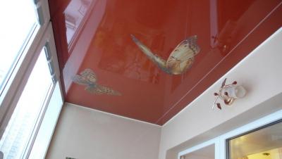 Потолок на балконе и лоджии. Варианты отделки с фото Потолок на балконе и лоджии. Варианты отделки с фото