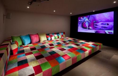 Интерьер домашнего кинотеатра: как обустроить Интерьер домашнего кинотеатра: как обустроить